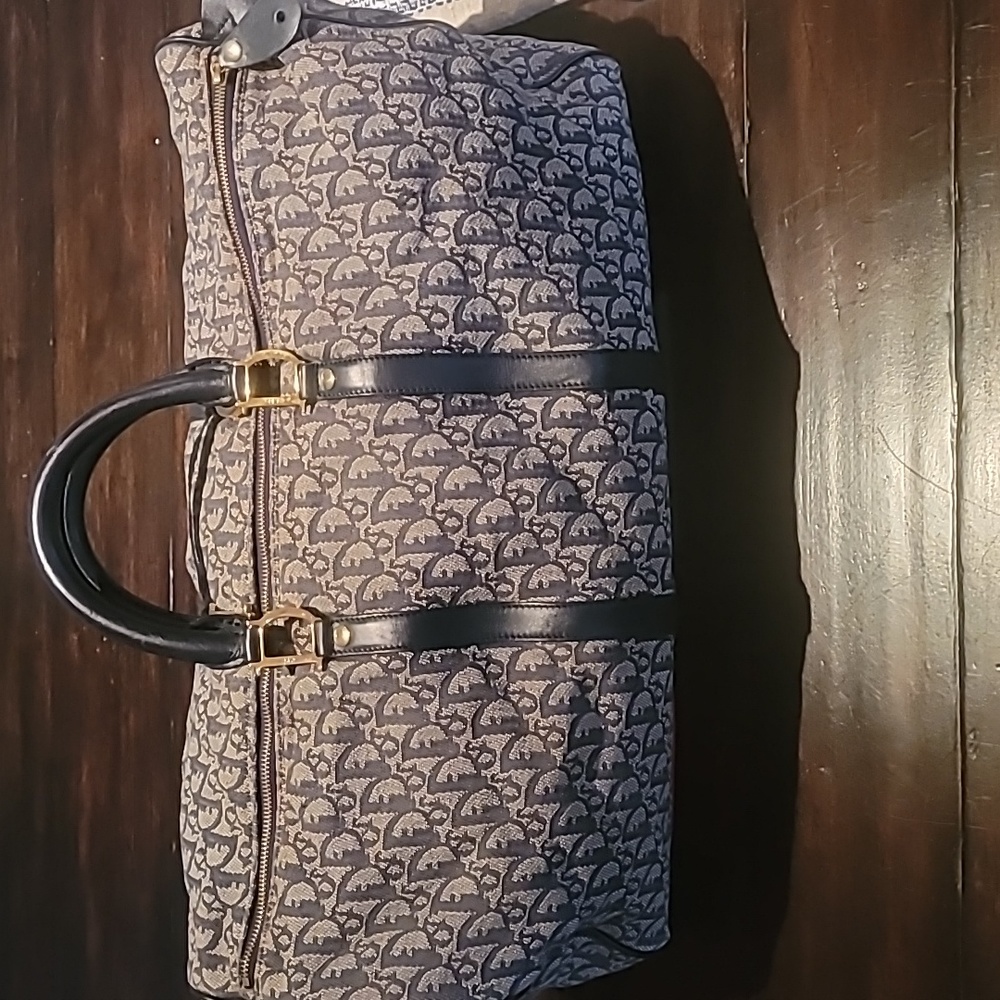 CHRISTIAN DIOR MONOGRAM OVERNIGHT BAG